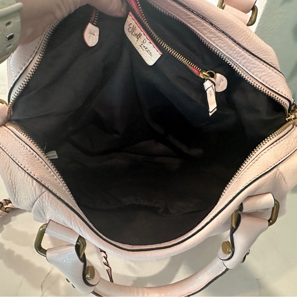 Pale pink leather satchel. EUC - Picture 5 of 6